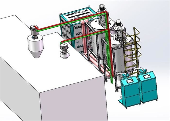Verschiedene installierte Energie Industrie-Trocknungsmittel-Entfeuchter Hygroskopischer Kunststoff für 60-4000m3/h Prozess Luftstrom