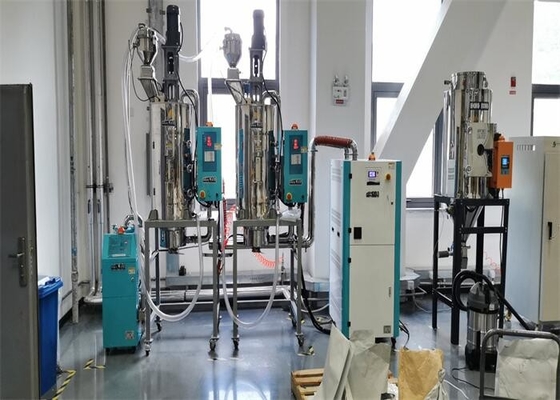 Kristallisator-Trockner OCR-160 HAUSTIER Winkels des Leistungshebels TPU fertigte Farbe mit weniger Energie besonders an