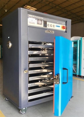 SUS 304 industrieller Oven Dryer Cabinet 6.4KW für Plastikkörnchen-Harz
