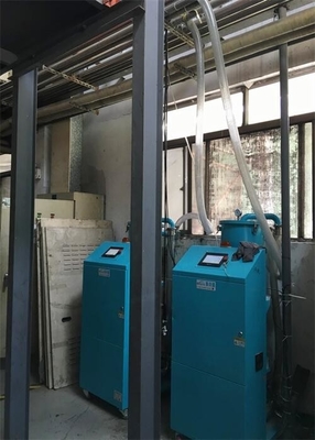 Automatischer Schaufellader-Trichter-Plastiklader mit Klimafarbe