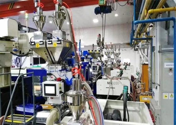 Gravimetrischer Plastikmischmaschine-Mischer OGB-100 für Einspritzungs-Verdrängung