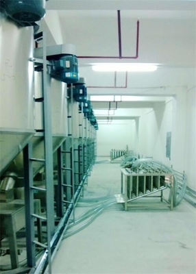 Vertikales Körnchen-Harz-Plastikmischmaschine Polier-SUS OVM-2000