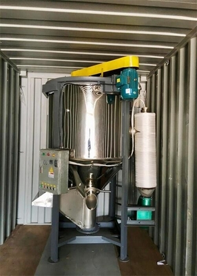 Vertikales Körnchen-Harz-Plastikmischmaschine Polier-SUS OVM-2000
