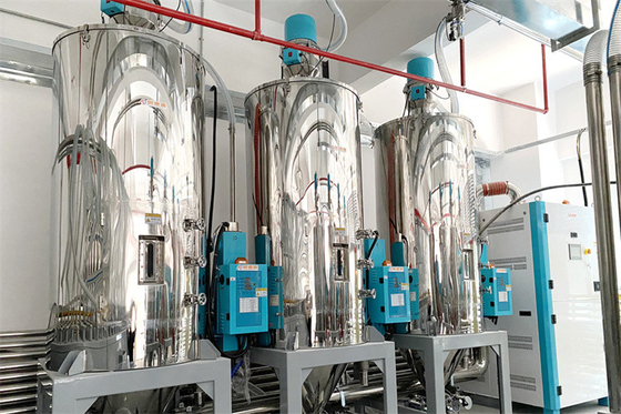 Kapazität Kunststoffzuführsystem mit PLC-Fernbedienung 500-2000 kg Kapazität