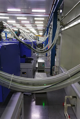 Edelstahl, der zentralisiertes Fütterungssystem für den mehrfachen Materialtransport trocknet