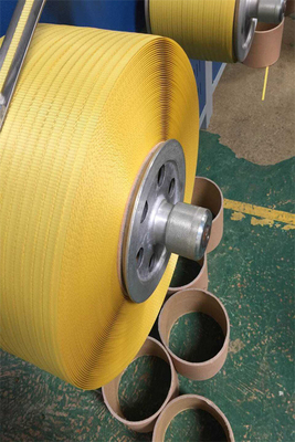 Pp.-Polypropylen-Plastikband-Band-Bügel-Fertigungsstraße unter Verwendung des 100% aufbereiteten Materials