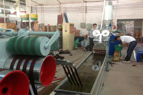 HAUSTIER Plastikbügel-Fertigungsstraße-intelligenter 6 Band-Gurt, der Maschine 50HZ herstellt
