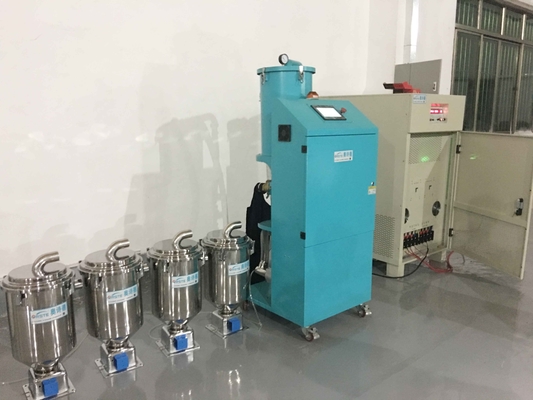 Automatischer Schaufellader-Trichter-Plastiklader mit Klimafarbe
